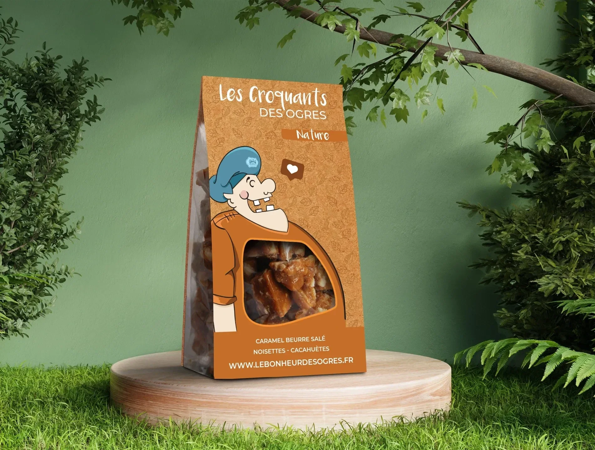 Caramel beurre salé , Croquants des Ogres Nature