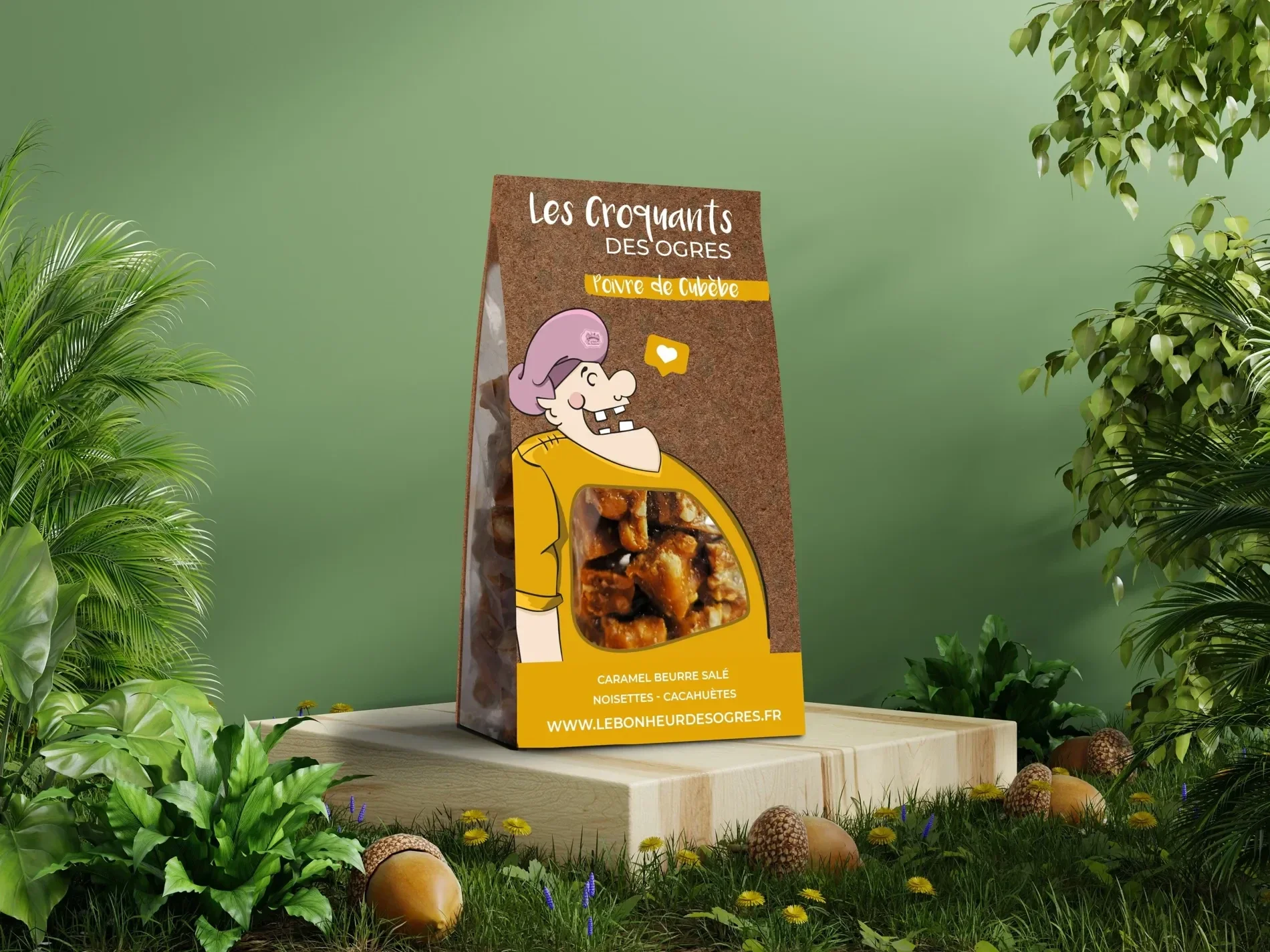 Caramel beurre salé , Croquants des ogres au Poivre de Cubèbe
