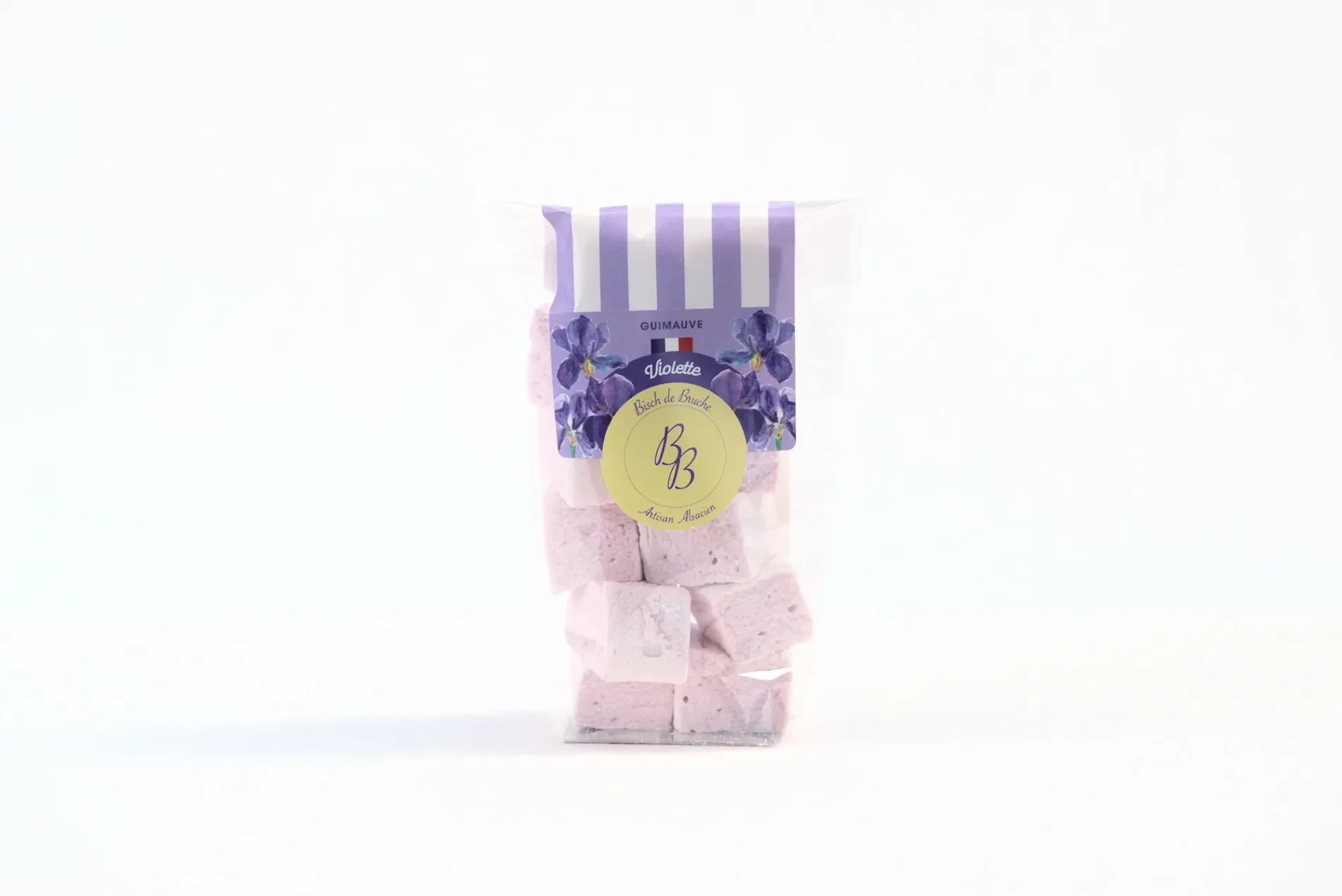 Guimauves artisanales Violette (Sachet de 50g)