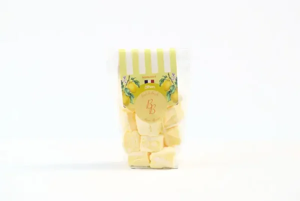 Guimauve artisanales Citron (Sachet de 50g)