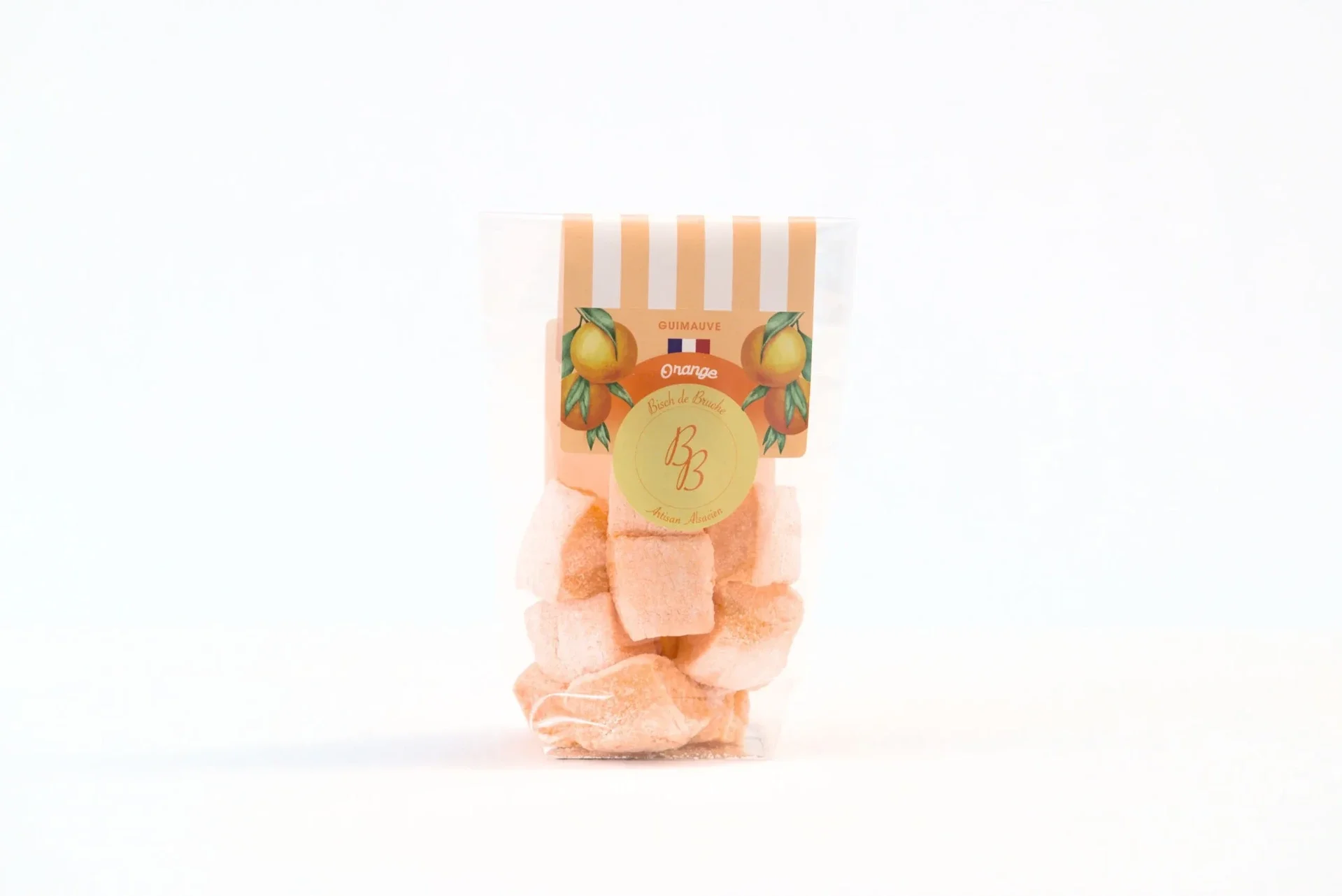 Guimauves artisanales Orange (Sachet de 50g)