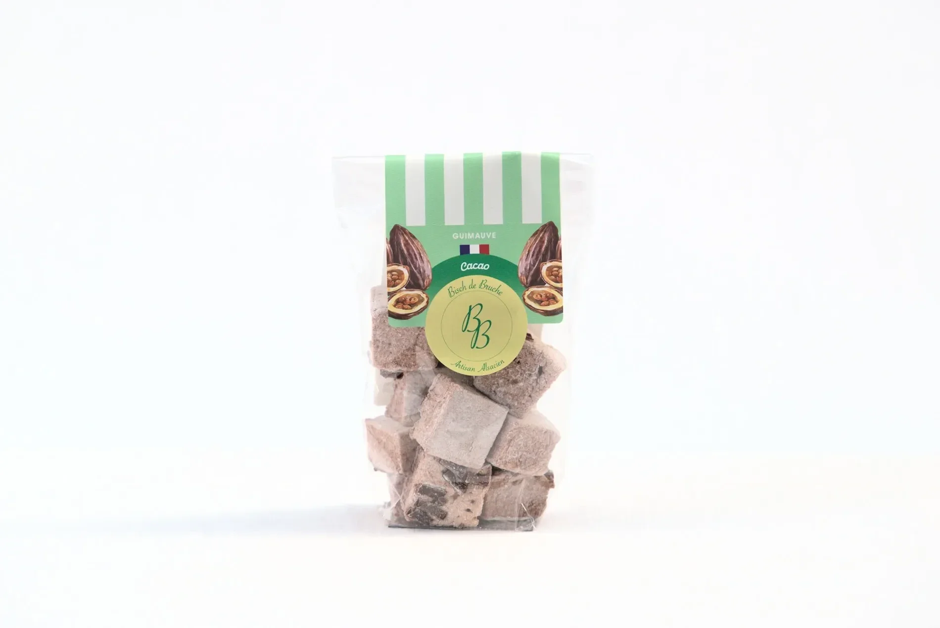 Guimauves artisanales Cacao (Sachet de 50g)