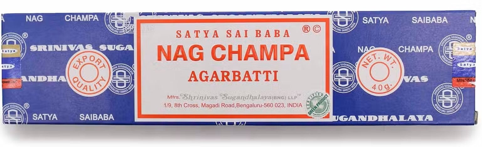12x Encens exotiques Nag Champa 15g