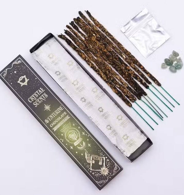 Encens & Cristaux Aventurine - Coffret Chocolat