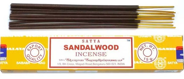 12x Encens SATYA 15g - Bois de Santal