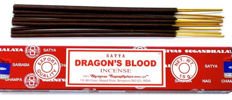 12x Encens SATYA 15g - Sang De Dragon