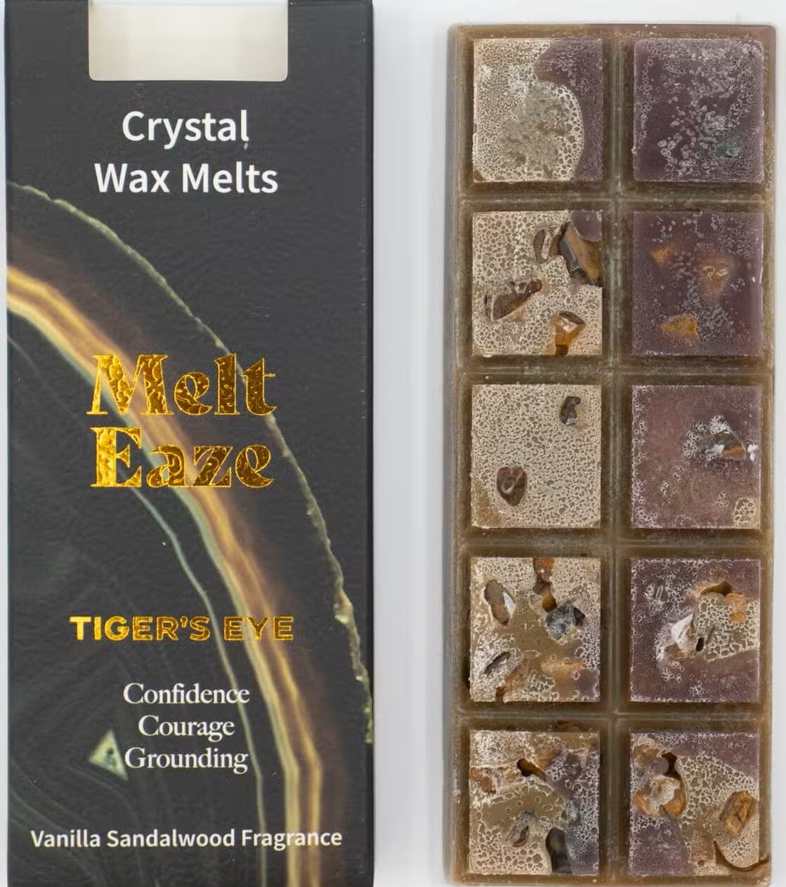 Fondants Parfumés MeltEaze 50g – Force œil de tigre – Vanille bois de santal