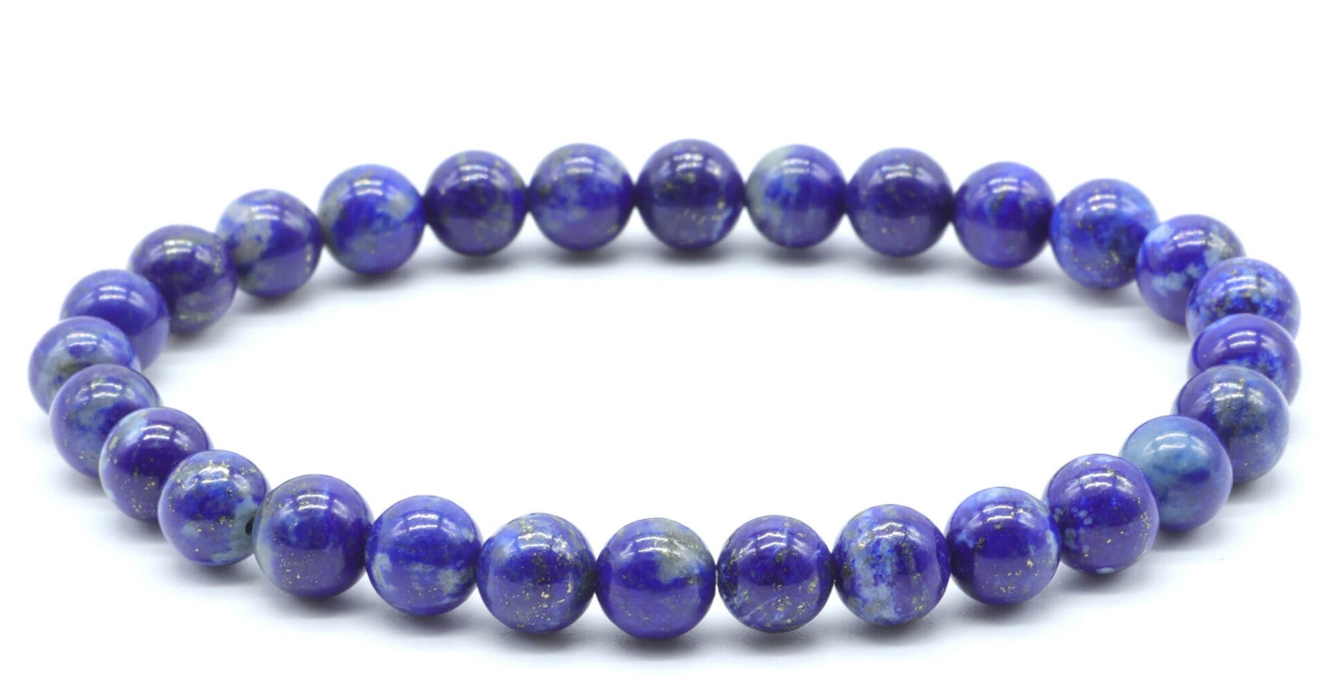 Bracelet Lapis Lazuli 'AA' perles 8mm fabriquer par nous