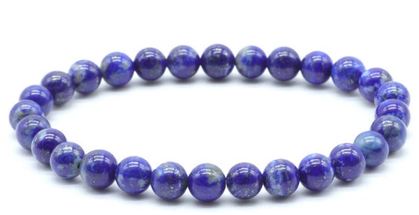 Bracelet Lapis Lazuli 'AA' perles 8mm fabriquer par nous