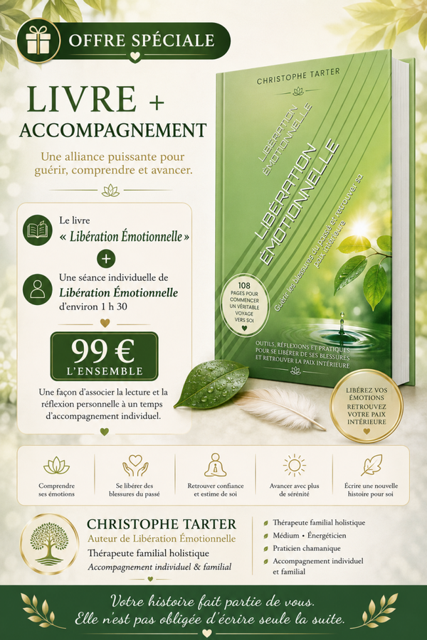 🎁 OFFRE LIVRE + ACCOMPAGNEMENT  Le livre « Libération Émotionnelle