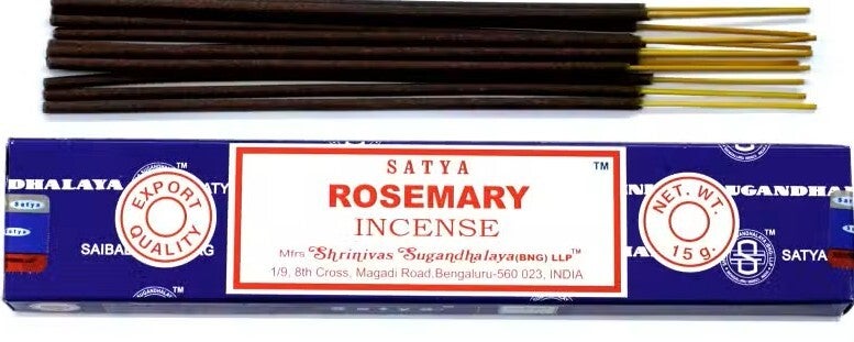 12x Encens SATYA 15g - Romarin