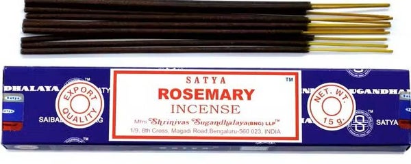 12x Encens SATYA 15g - Romarin