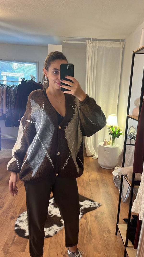 Cardigan ampio morbido