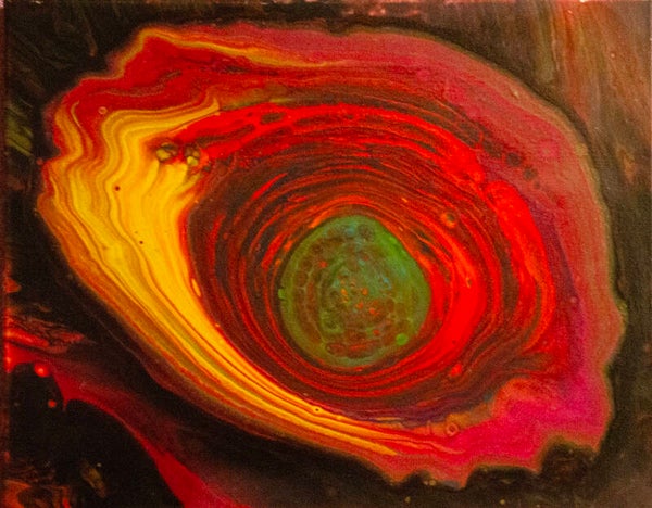 Het kosmische ovaal in het universum