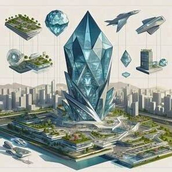 Futuristic City (105)  Futuristische Stad (105)