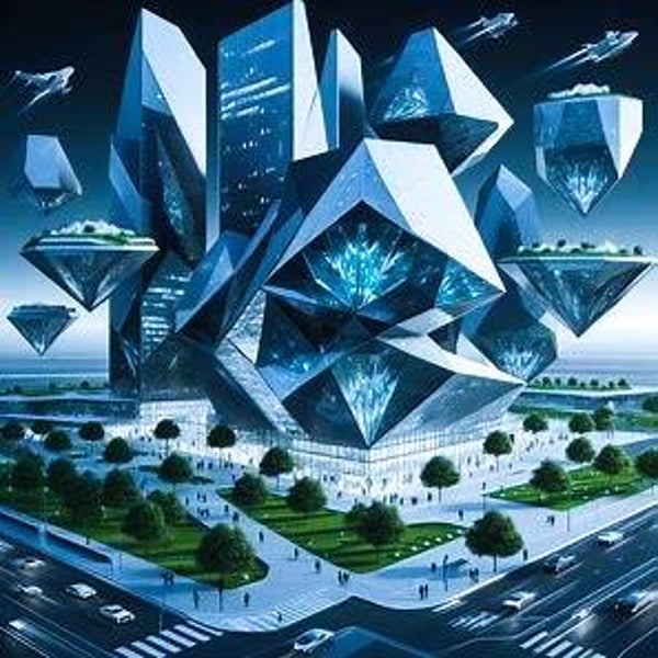 Futuristic City (120)  Futuristische Stad (120)