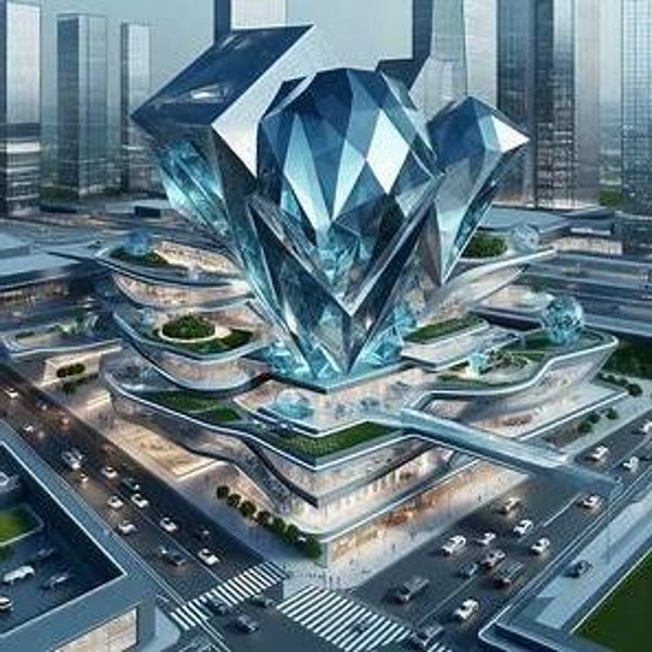 Futuristic City (128)  Futuristische Stad (128)