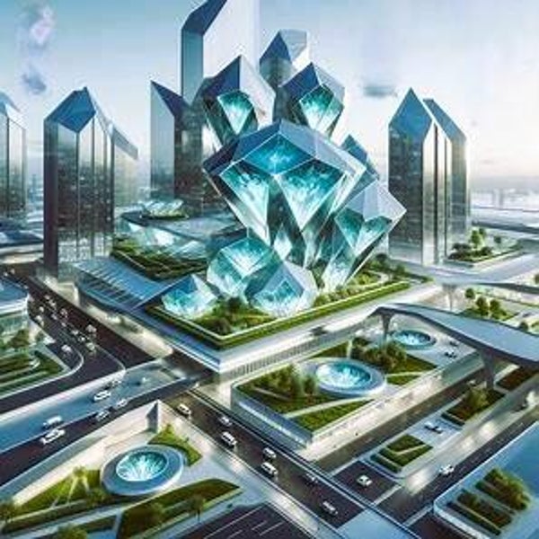 Futuristic City (161)  Futuristische Stad (161)