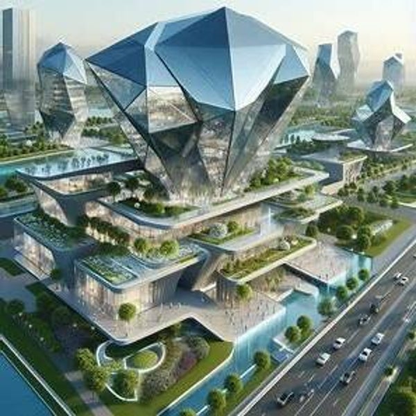 Futuristic City (166)  Futuristische Stad (166)