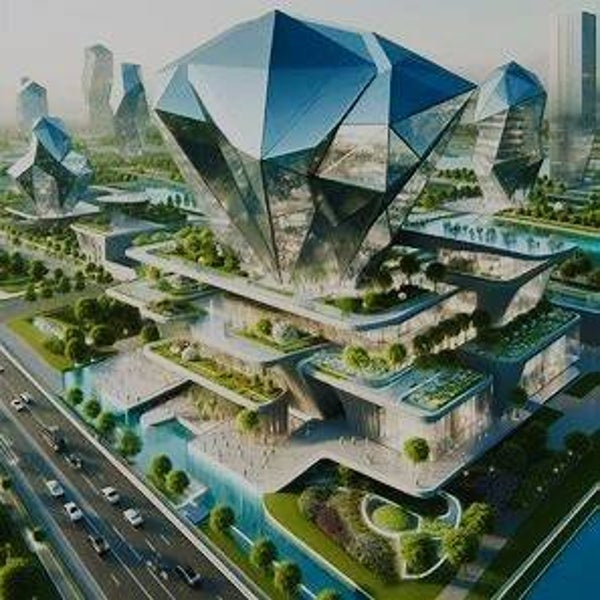Futuristic City (168)  Futuristische Stad (168)