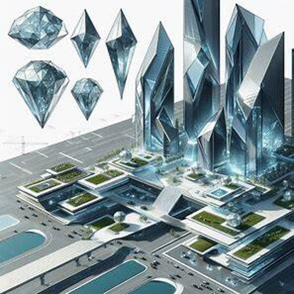 Futuristic City (26)  Futuristische Stad (26)