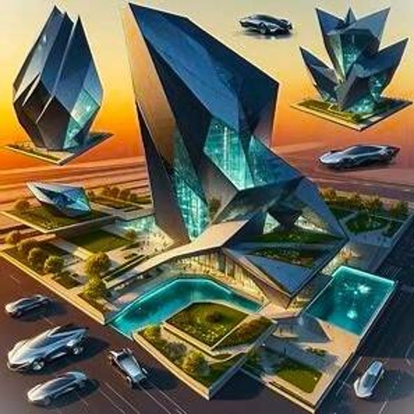 Futuristic City (29)  Futuristische Stad (29)