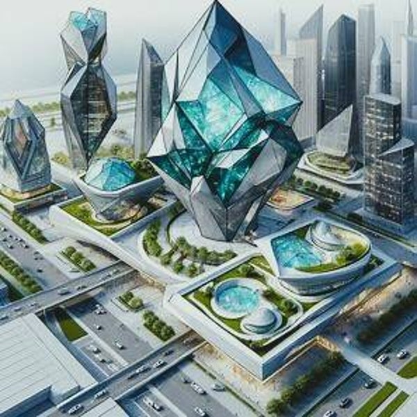 Futuristic City (52)  Futuristische Stad (52)