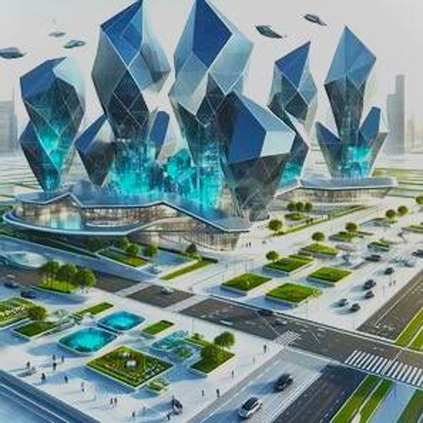 Futuristic City (55)  Futuristische Stad (55)
