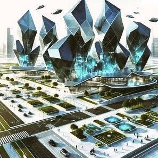 Futuristic City (63)  Futuristische Stad (63)