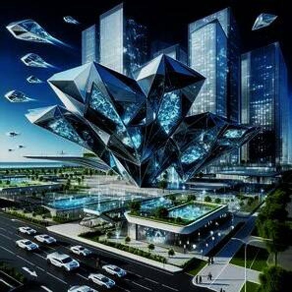 Futuristic City (84)  Futuristische Stad (84)