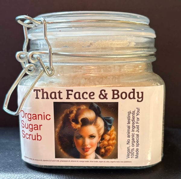 That Face and Body Organic Sugar Scrub