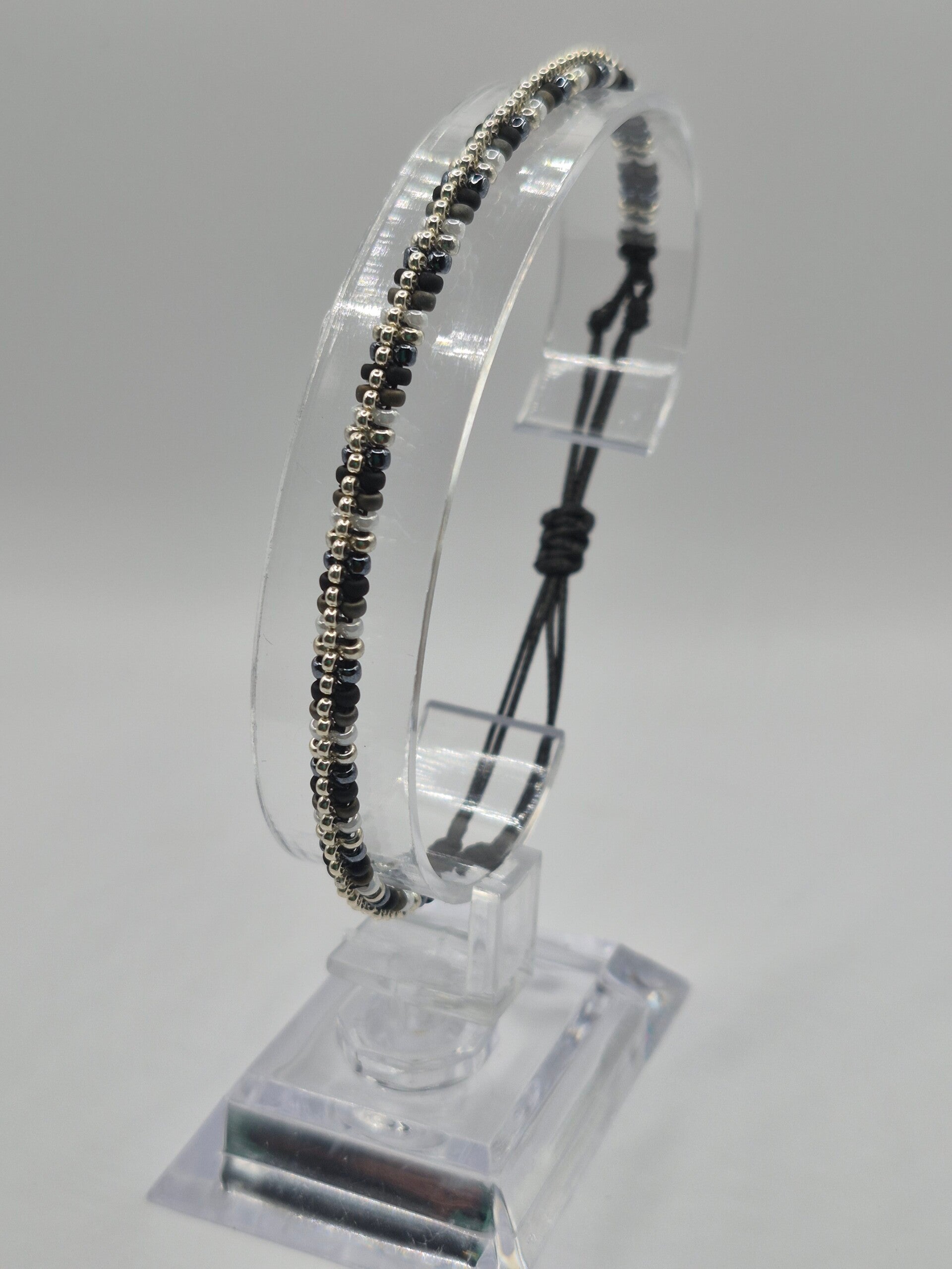 Zeréa koordarmband - zwart/zilver