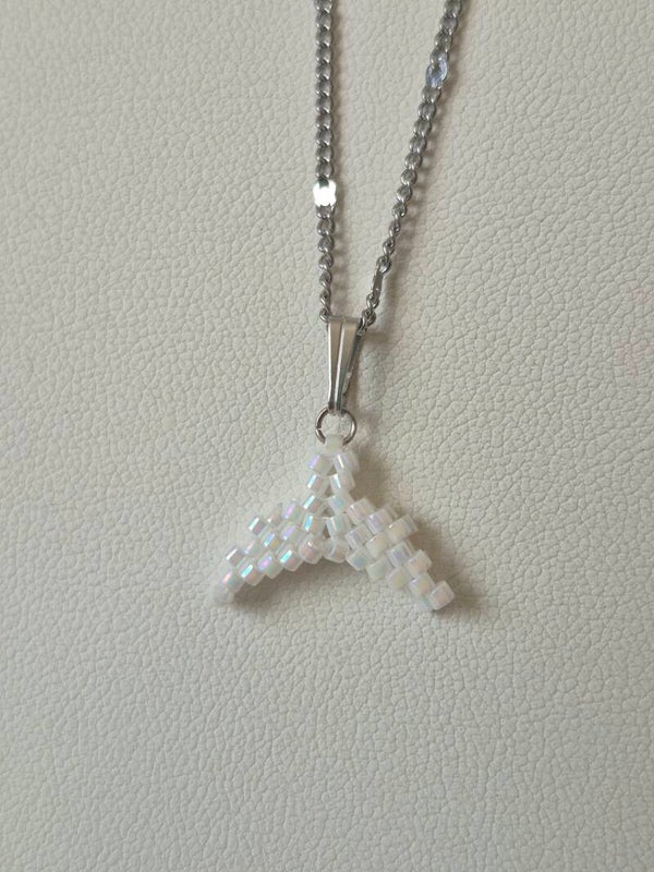 Velora Ketting – wit/zilver