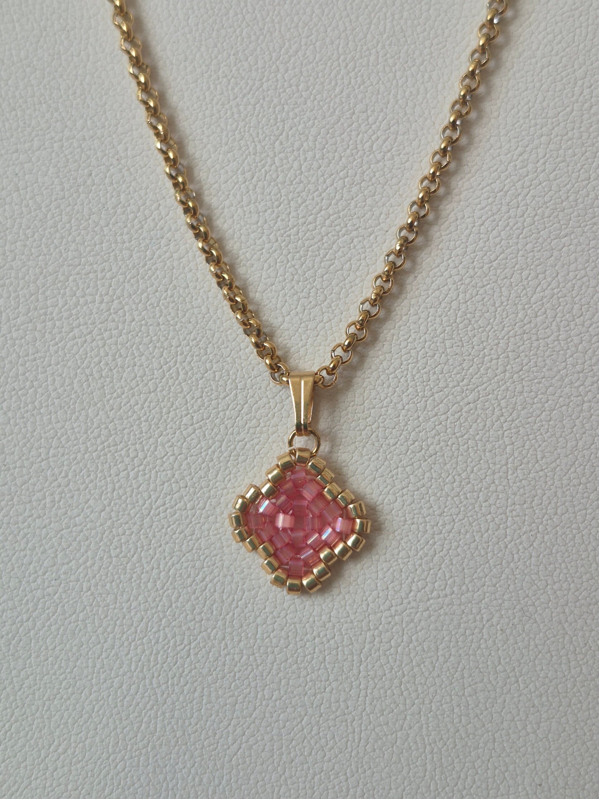 Lumivara Ketting – roze/goud
