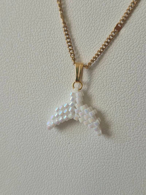 Velora Ketting – wit/goud