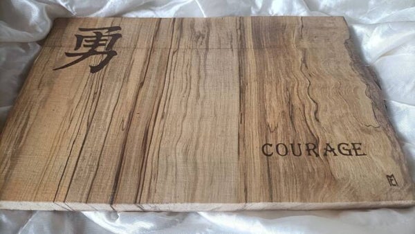 Plateau de présentation cuisine - Courage