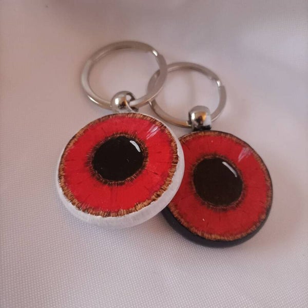 Porte clé - L'oeil rouge