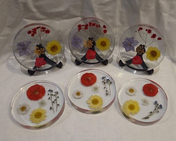 Bloemen, set van 6