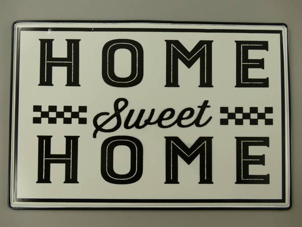 Home Sweet Home metalen wandbord