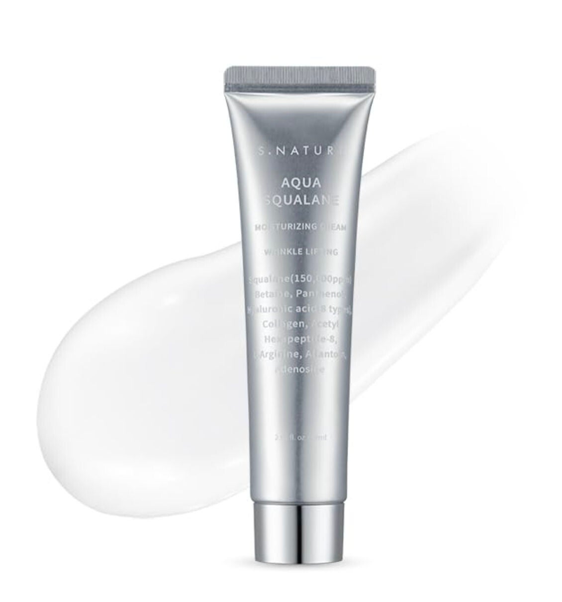 S.Nature - Aqua Squalane Moisturizing Cream - Moisturizing Face Cream with Squalane - 60ml