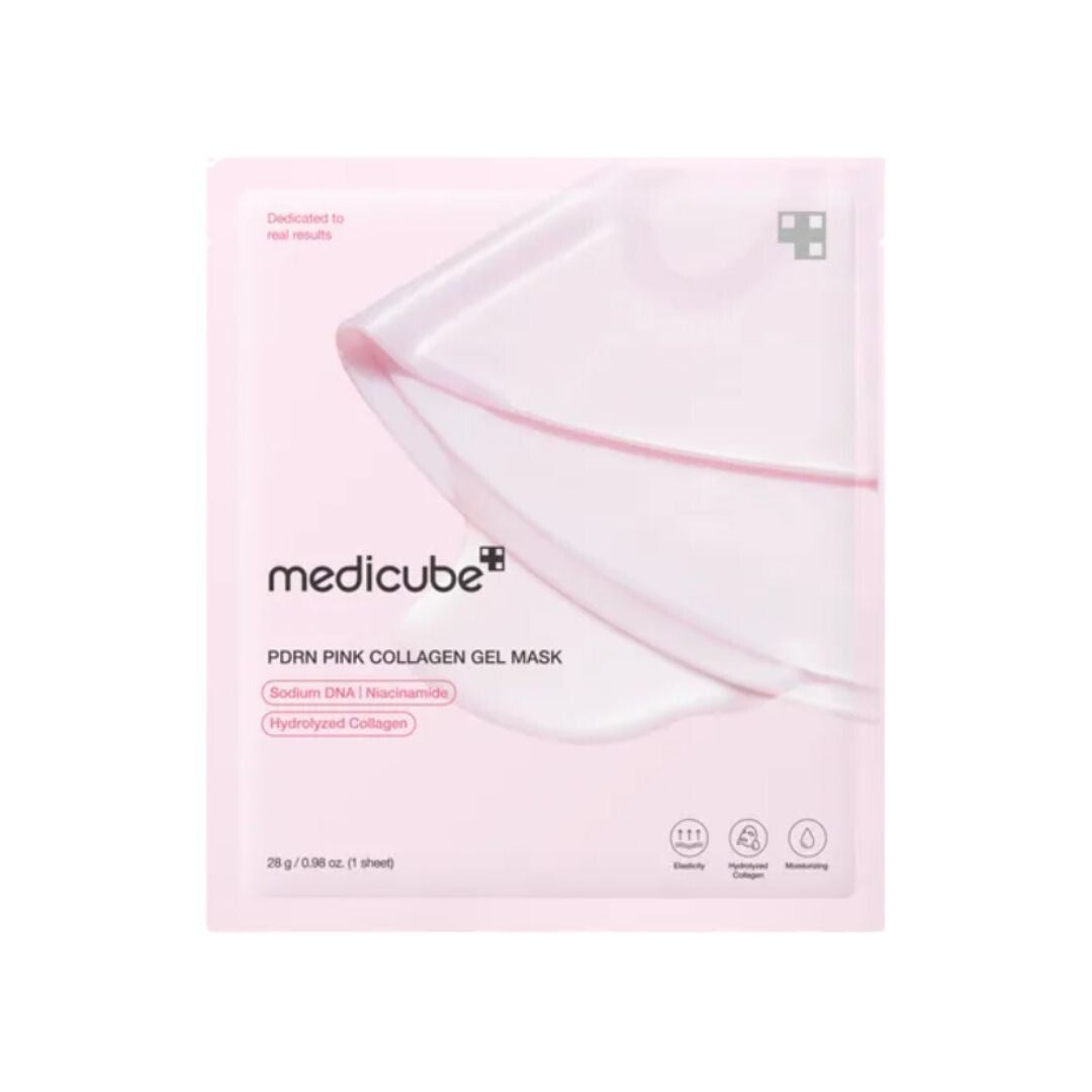 Medicube - PDRN Pink Collagen Jelly Gel Mask - Firming Hydrogel Face Mask - 1pc/28g