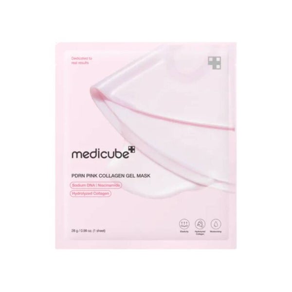 Medicube - PDRN Pink Collagen Jelly Gel Mask - Firming Hydrogel Face Mask - 1pc/28g