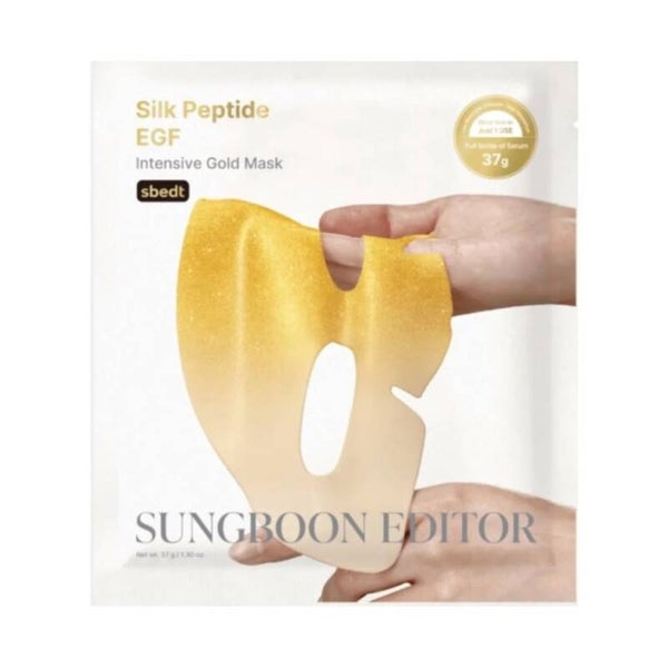 Sungboon Editor – Silk Peptide EGF Intensive Gold Mask, 1 sheet