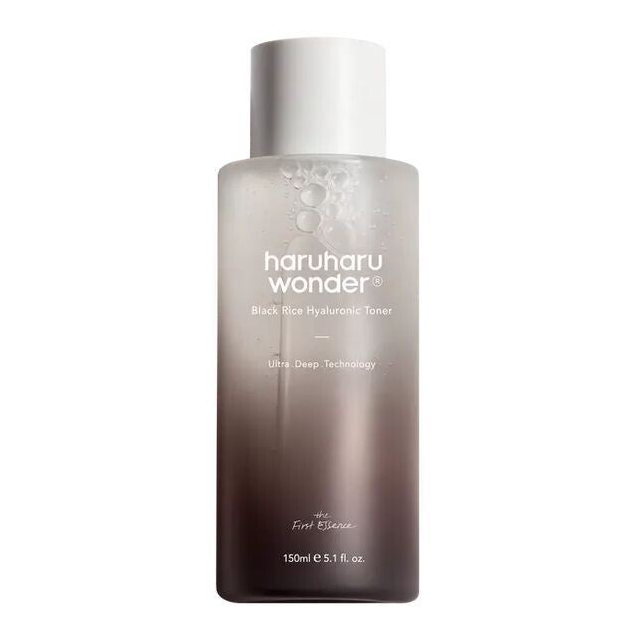 Haruharu Wonder - Black Rice Hyaluronic Toner Free - Fragrance Free Facial Moisturizing Toner with Rice Ferment - 150ml