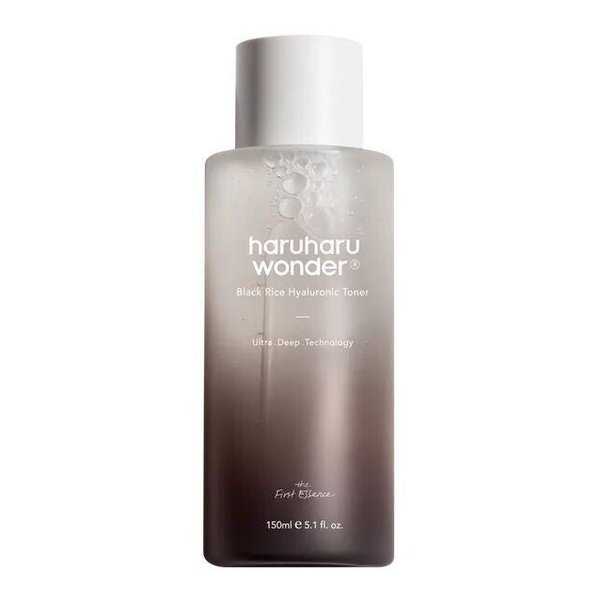 Haruharu Wonder - Black Rice Hyaluronic Toner Free - Fragrance Free Facial Moisturizing Toner with Rice Ferment - 150ml