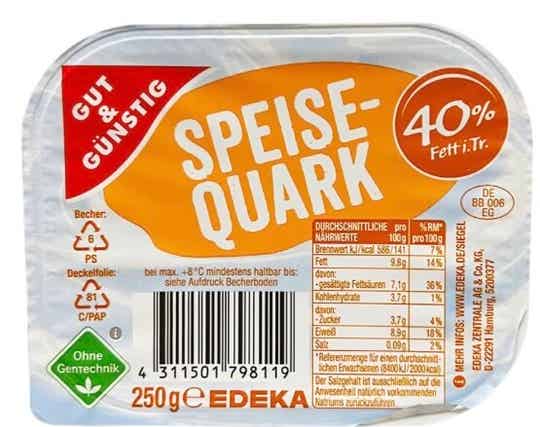 Speisequark 40 % 250 g