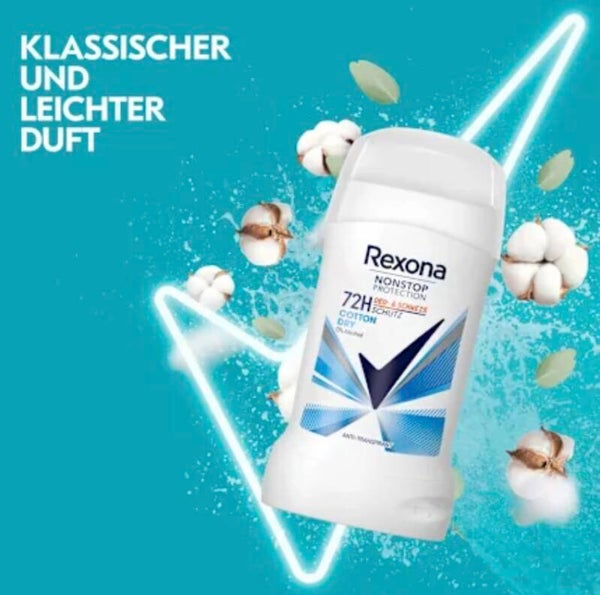 Antitranspirant Rexona Deostick Nonstop Protection Cotton Dry, 50 ml