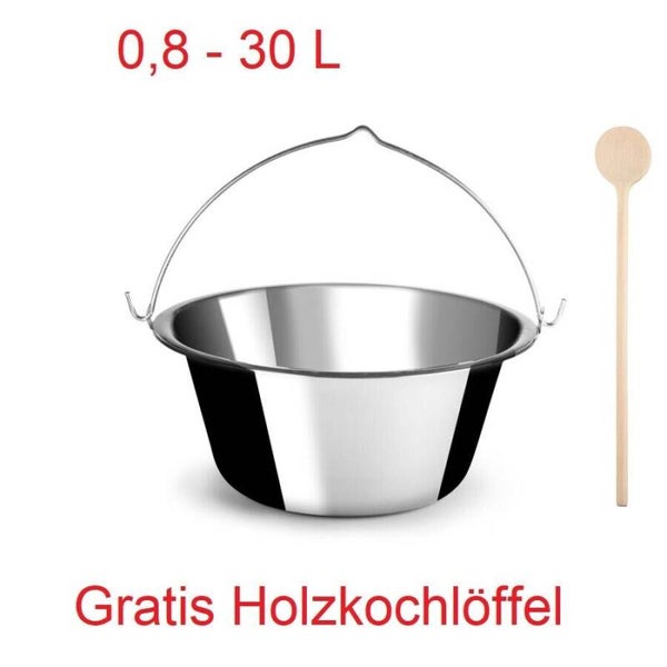 Edelstahl Gulaschkessel