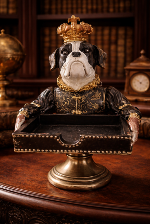 Visitekaartjeshouder bulldog