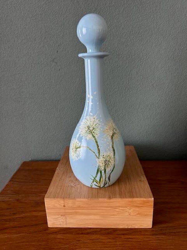 Karaf lichtblauw "Vaggos" : €17